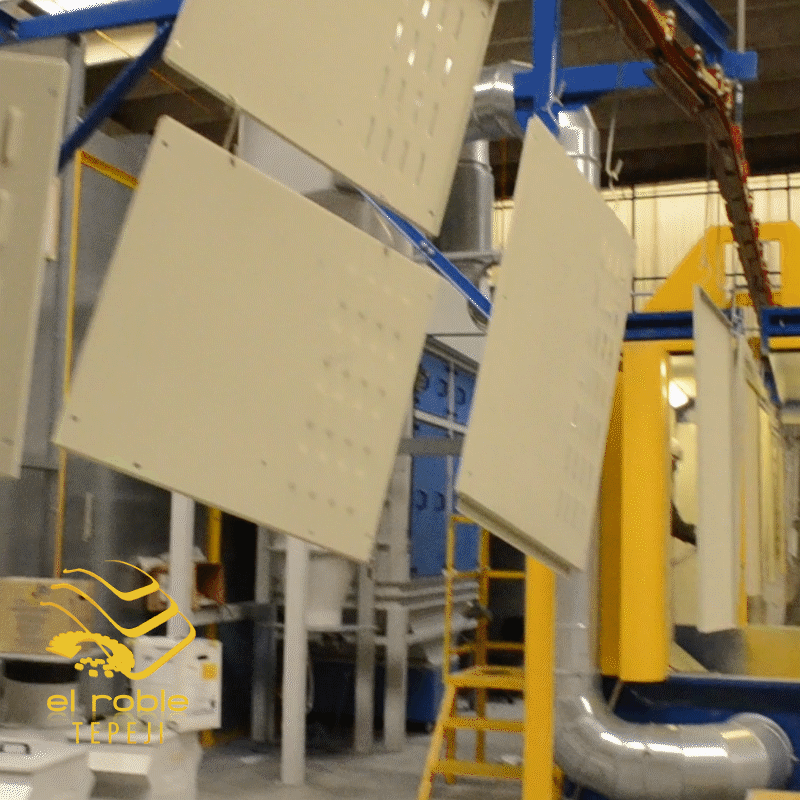 Proceso Pintura Electrostática