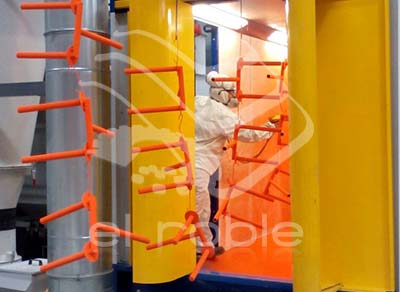 Aplicación de Pintura Electrostática