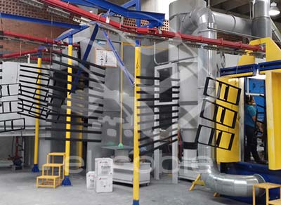 Aplicación de Pintura Electrostática