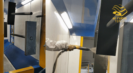 Aplicación de Pintura Electrostática